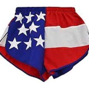 Soark American flag running shorts see photos